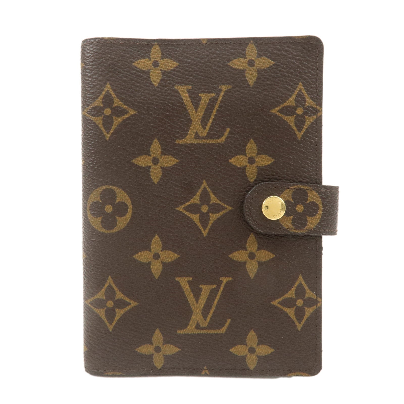 Louis Vuitton Monogram Agenda PM Planner Cover Brown R20005