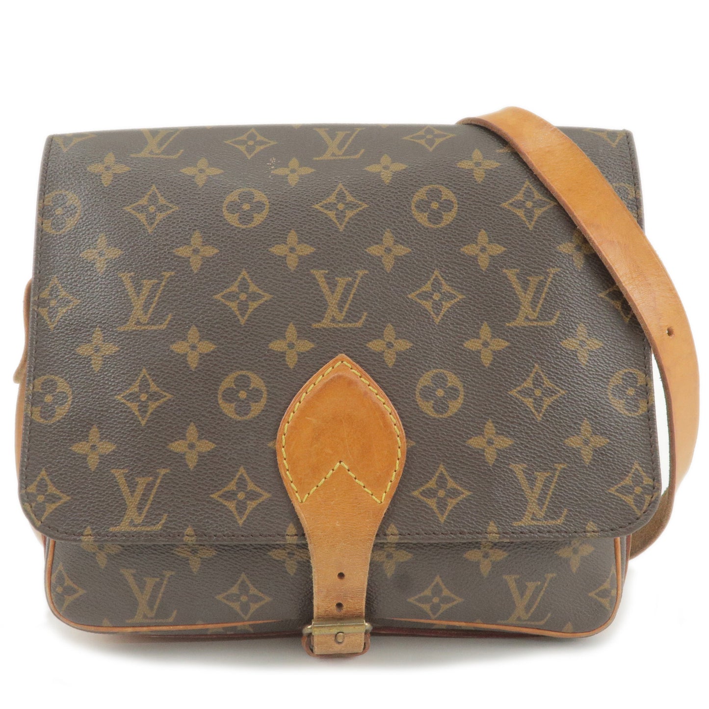 Authentic Louis Vuitton Monogram Cartouchiere Shoulder Bag