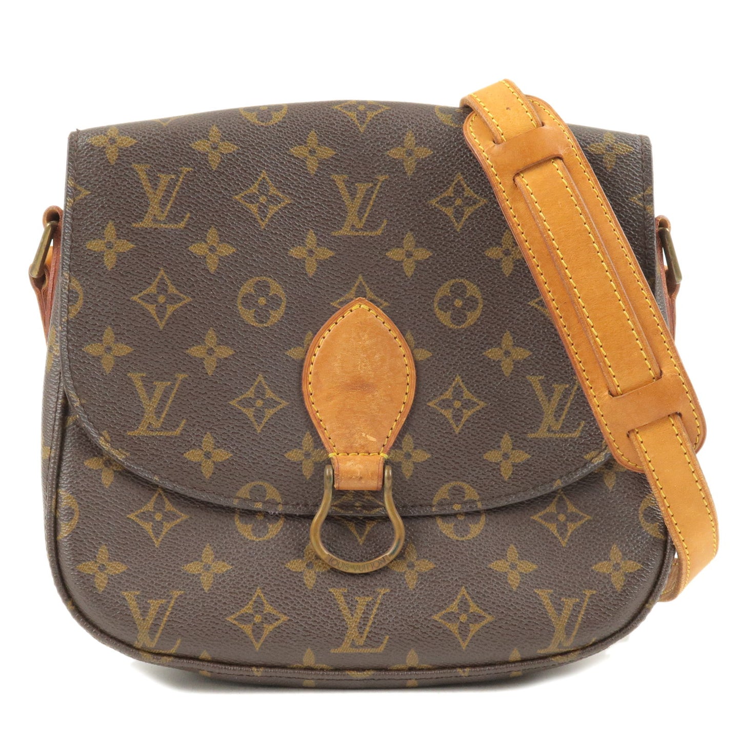 Authentic Louis Vuitton Monogram Saint Cloud GM M51242 Shoulder Cross Bag  1167F