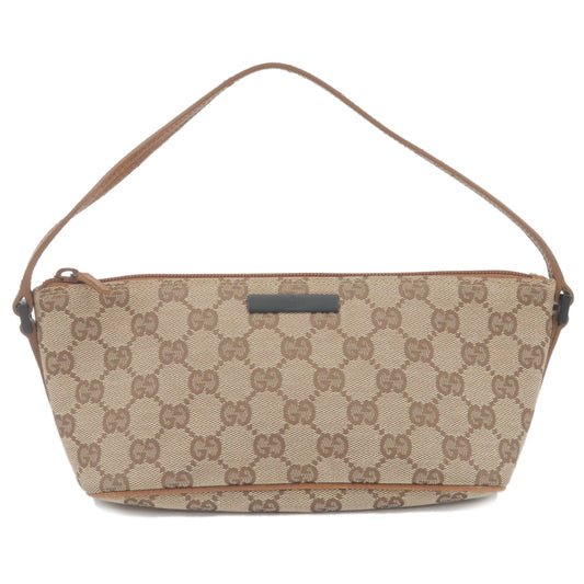 GUCCI-GG-Canvas-Leather-Boat-Bag-Hand-Boat-Bag-Beige-07198