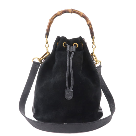 Gucci-Bamboo-Suede-Leather-Black-2WAY-Bag-001.3754.1657