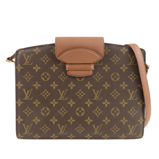 Louis-Vuitton-Monogram-Courcelles-Shoulder-Bag-Brown-M51375