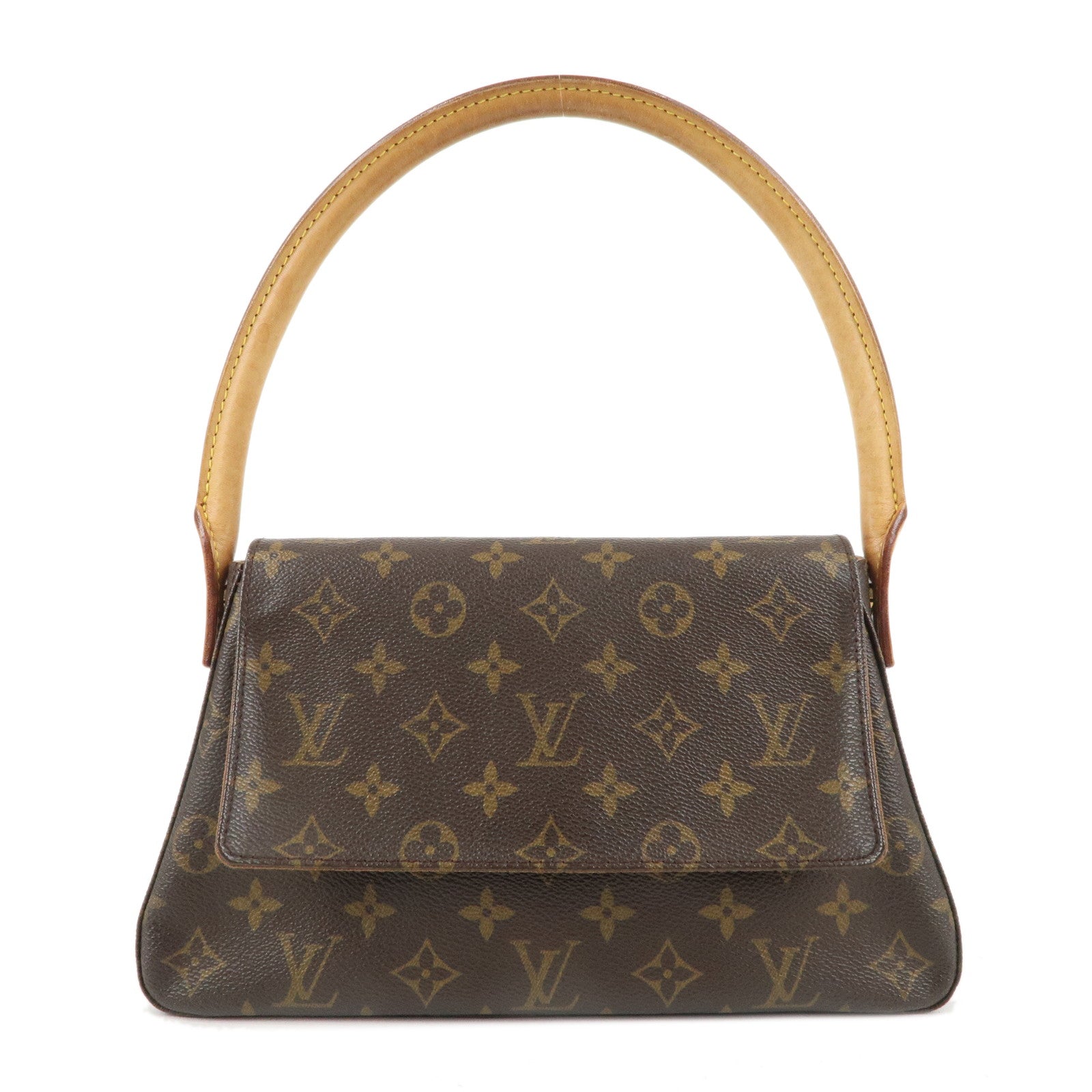 Louis-Vuitton-Monogram-Mini-Looping-Shoulder-Bag-Hand-Bag-M51147