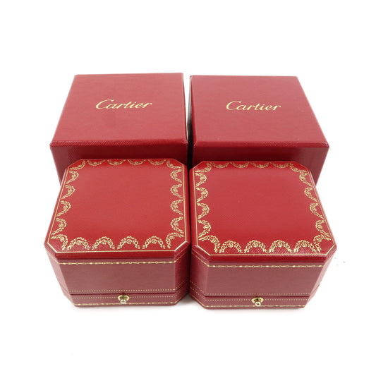 Cartier-Set-of-2-Ring-Box-Jewelry-Box-For-Ring-Red