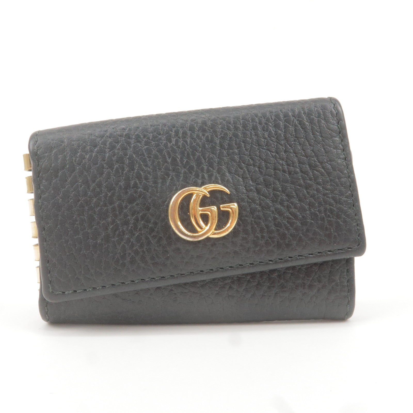GUCCI-GG-Marmont-Leather-6-Rings-Key-Case-Key-Holder-Black-456118 –  dct-ep_vintage luxury Store