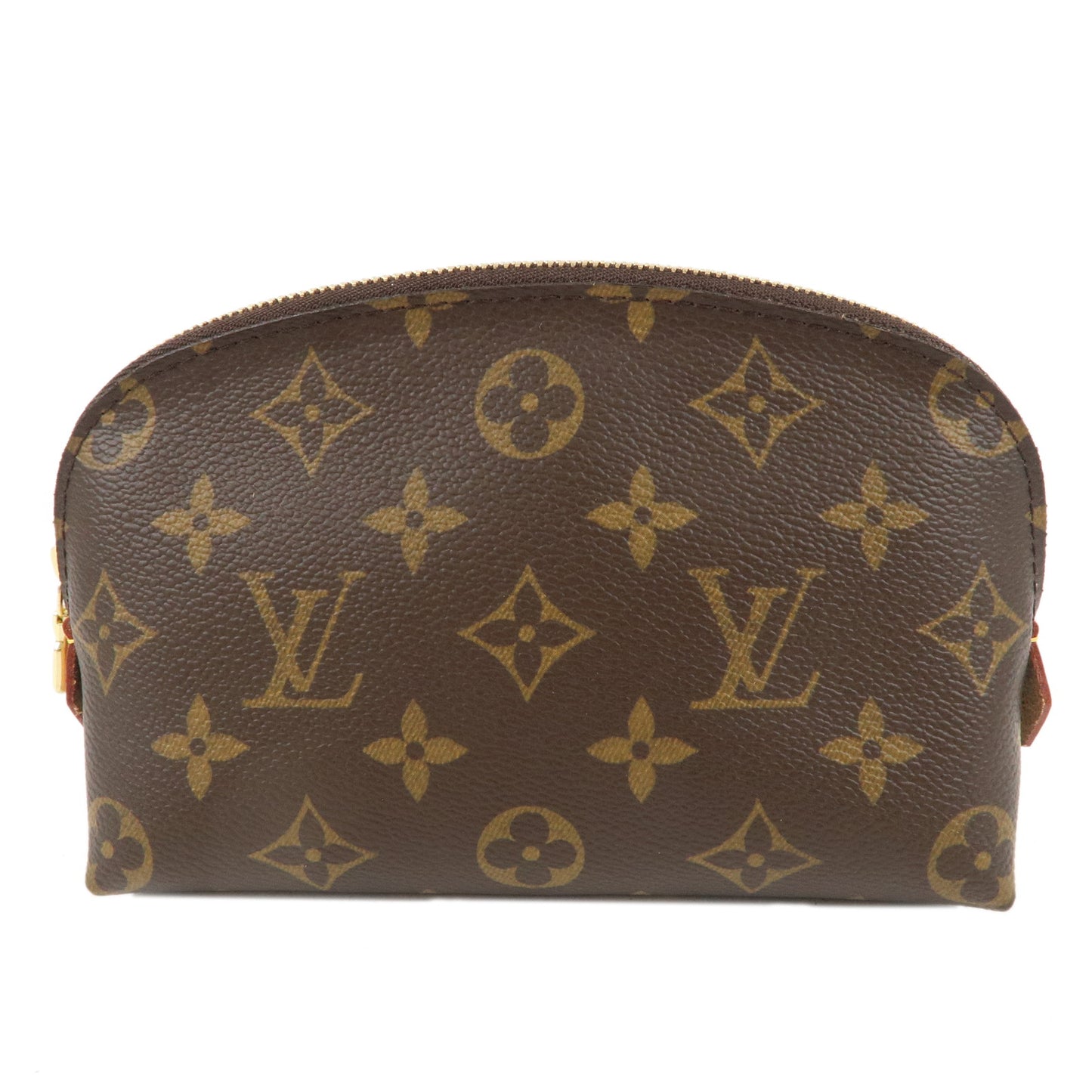 Louis Vuitton Monogram Pochette Cosmetic Pouch Brown M47515