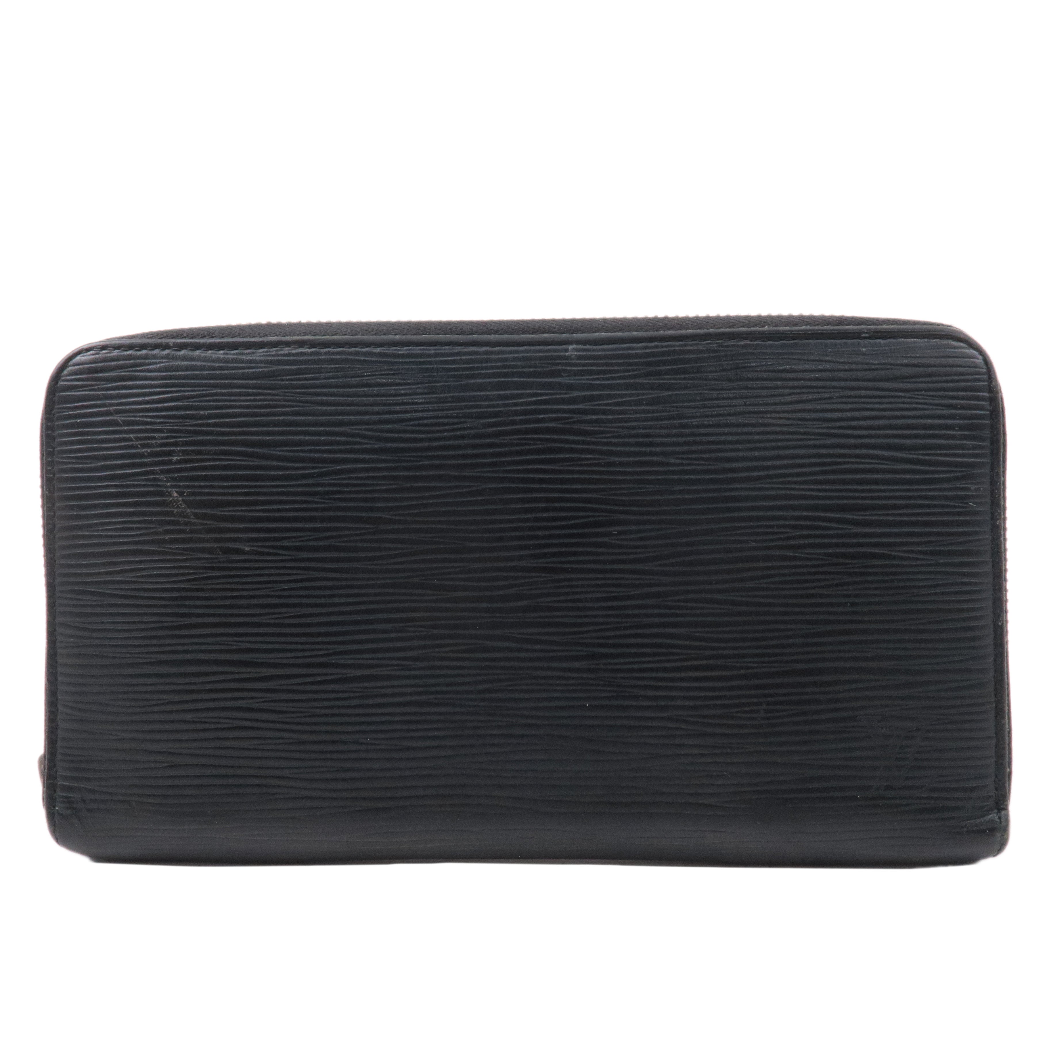 Louis Vuitton Epi Zippy Organizer Wallet Black Noir M63852