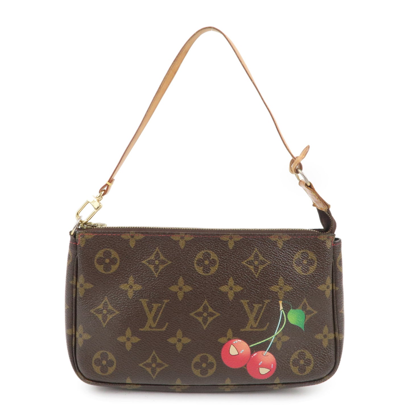 Louis Vuitton Cherry Pochette Accessoires Pouch Brown M95008