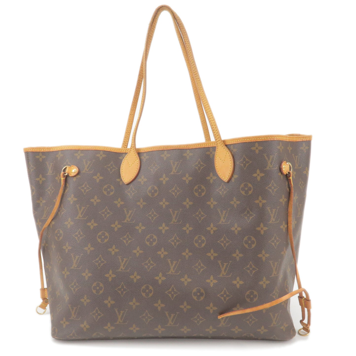 Louis-Vuitton-Monogram-Neverfull-GM-Tote-Bag-Hand-Bag-M40157