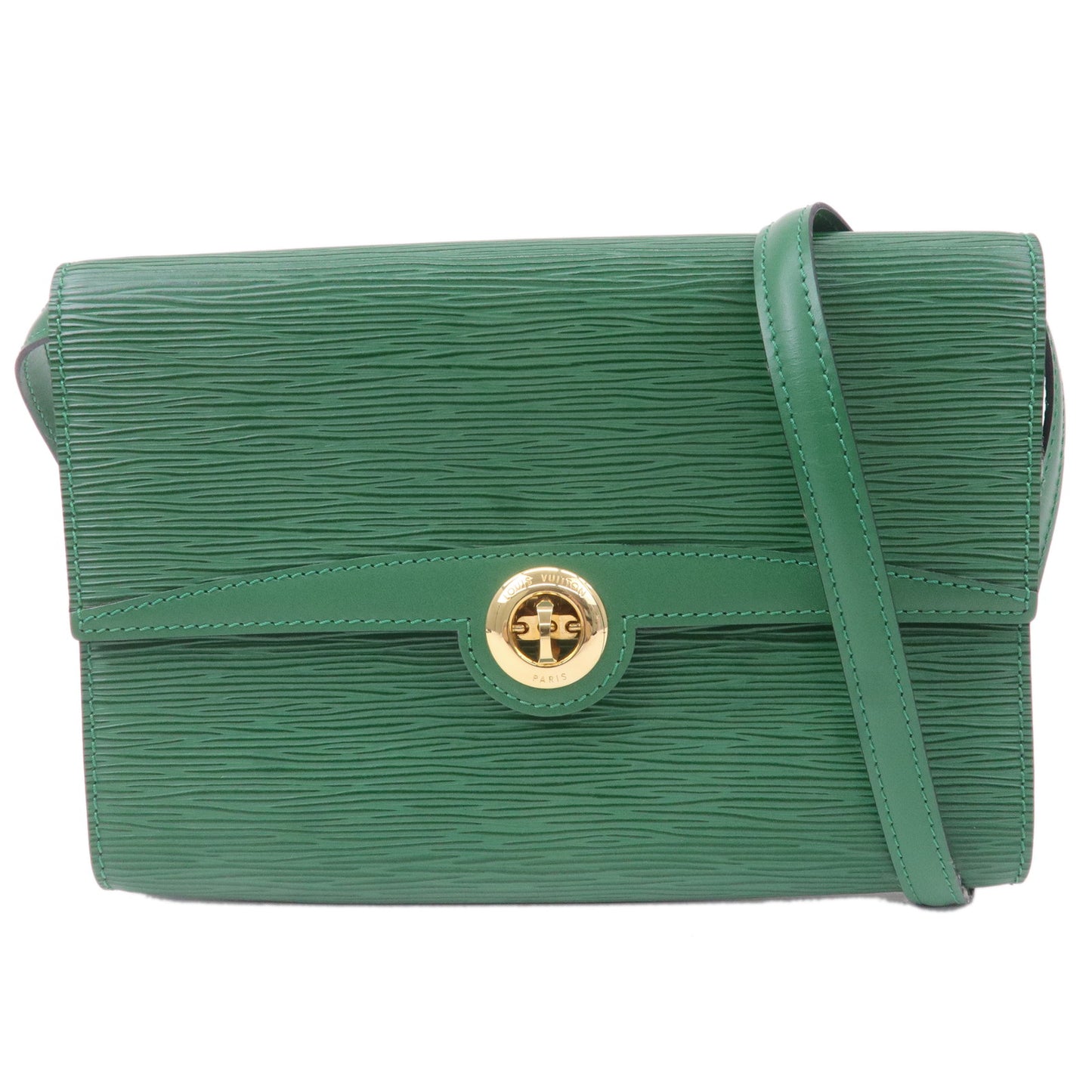 Louis-Vuitton-Epi-Pochette-Arche-Shoulder-Bag-Green-M52574