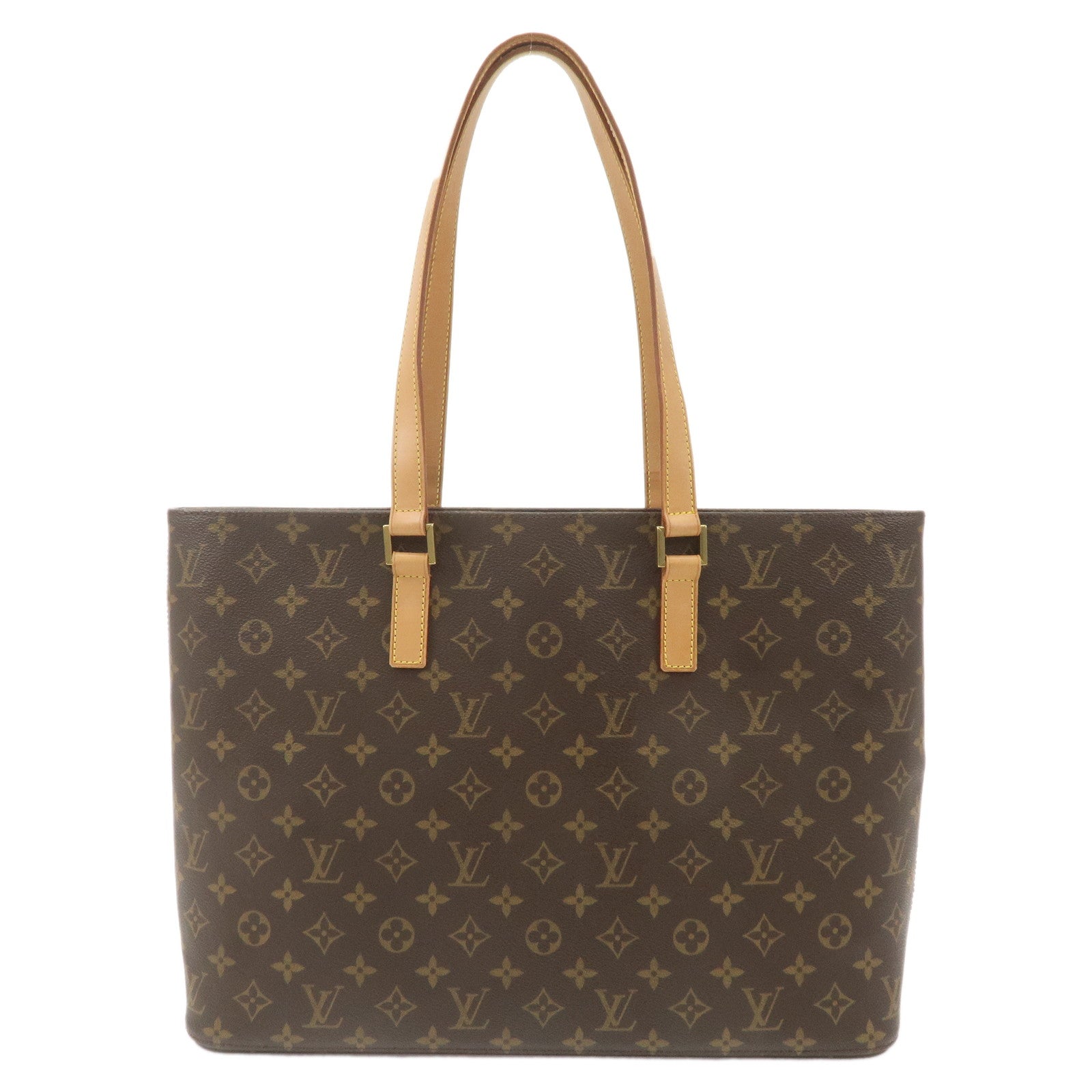 Louis Vuitton Monogram Luco Tote Bag Brown M51155