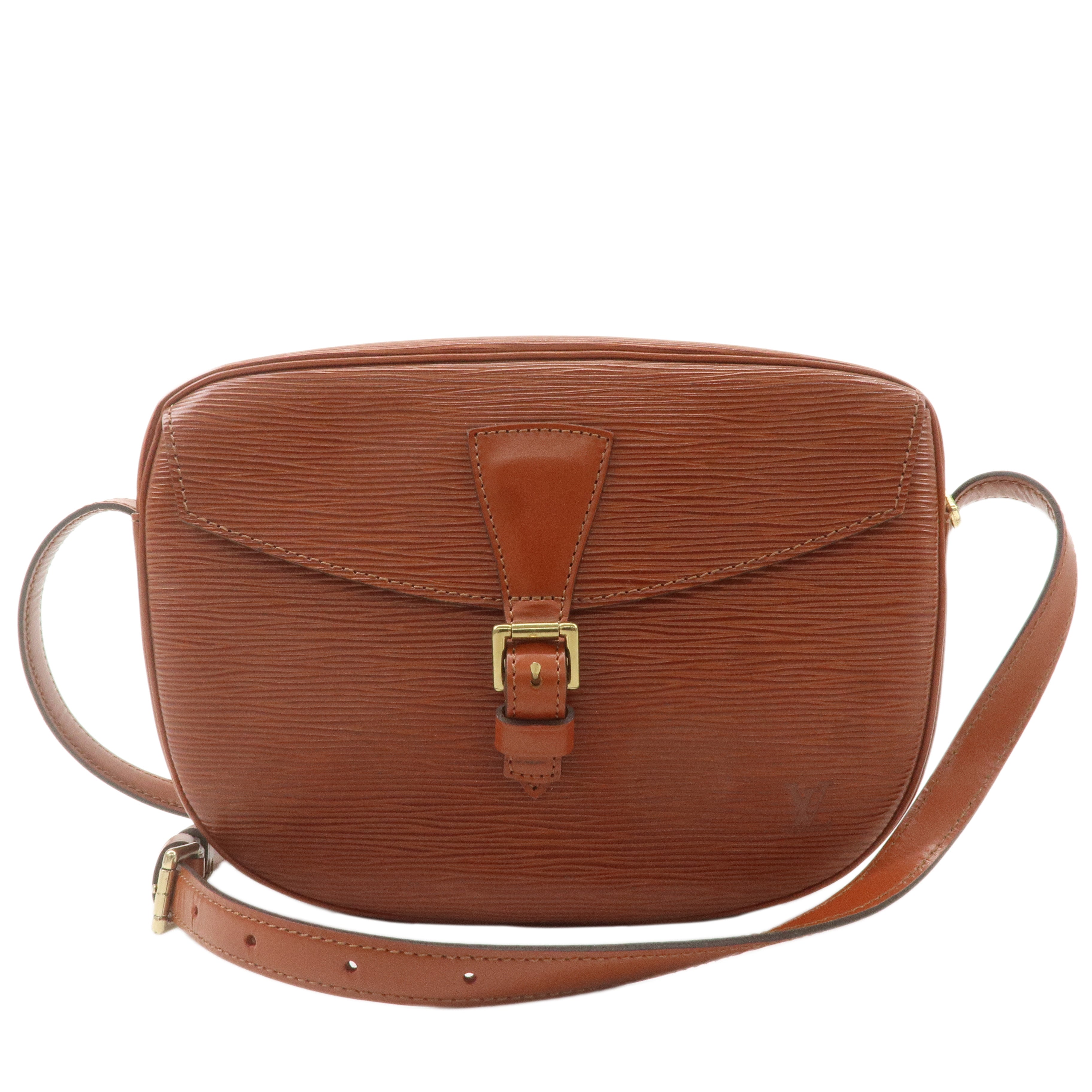 Louis Vuitton Epi Jeune Fille Shoulder Bag Kenya Brown M52153