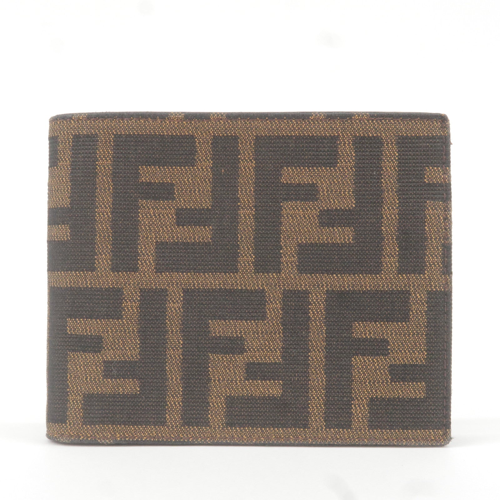 Fendi zucca discount bifold wallet