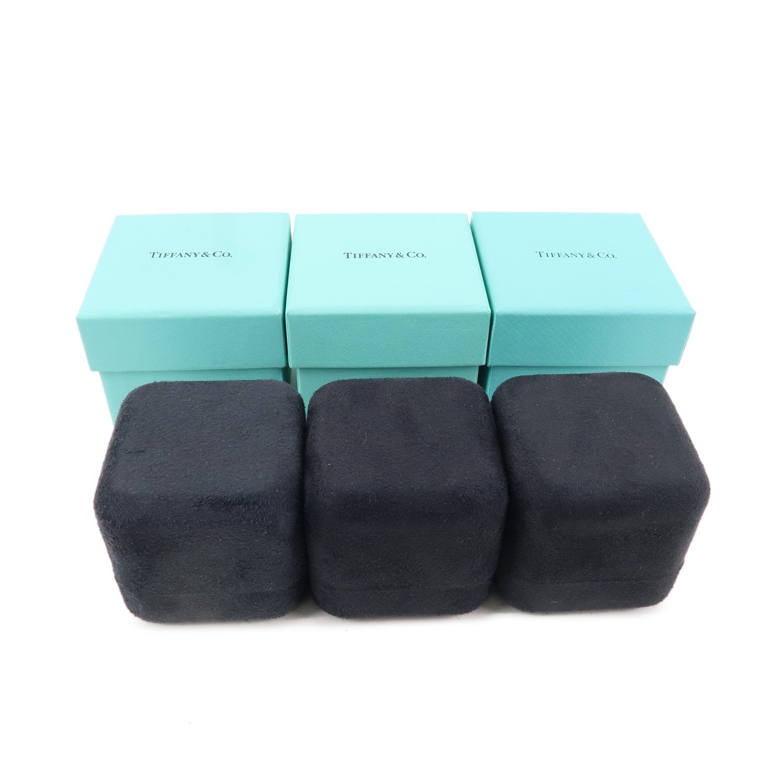 Tiffany&Co. Set of 3 Ring Box Accessory Box Tiffany Blue