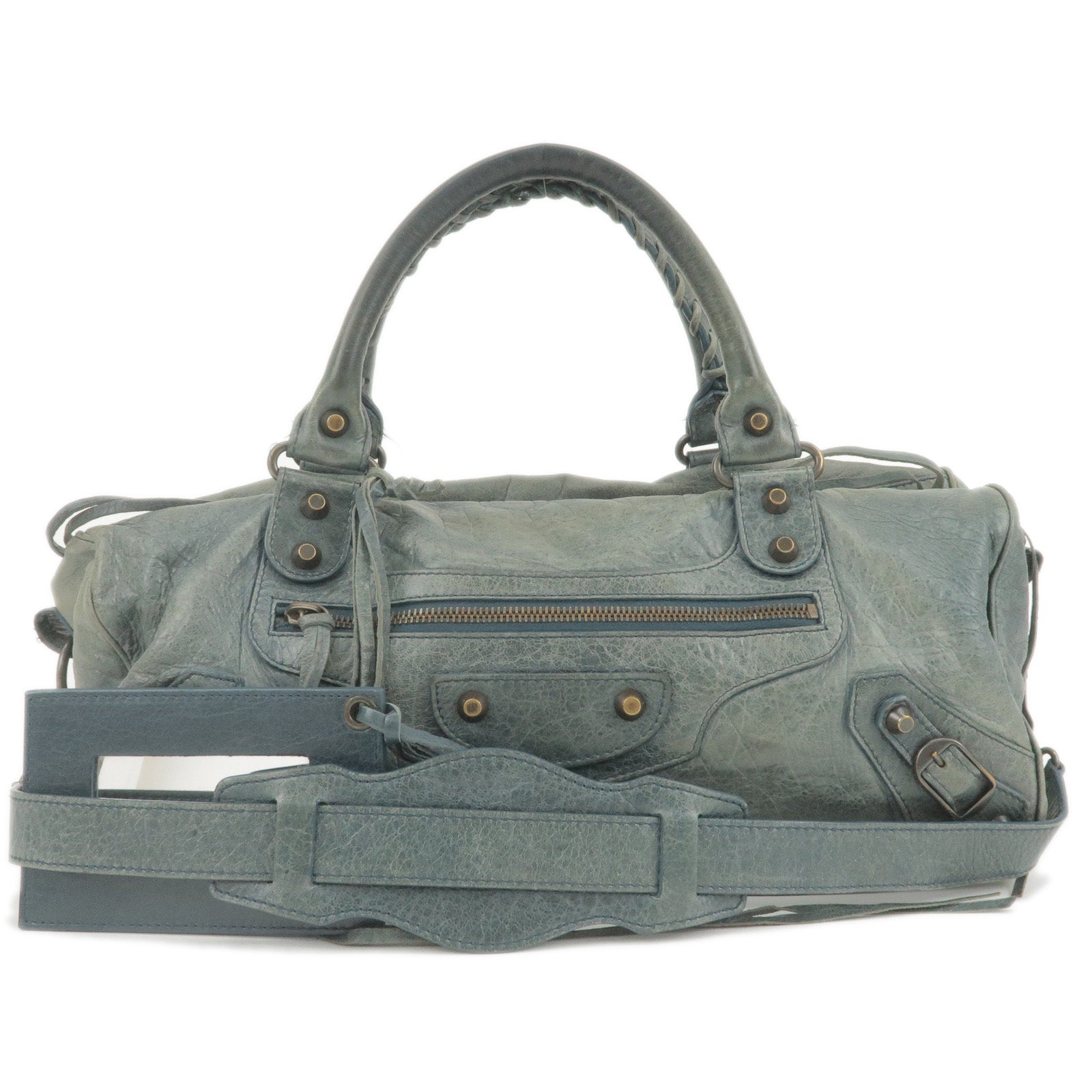 Rasende Grundig ledsage Twiggy - The - BALENCIAGA - 2Way - Khaki - 128523 – dct - Leather - Cross  Body Bag With Logo Buckle - Shoulder - Bag - ep_vintage luxury Store