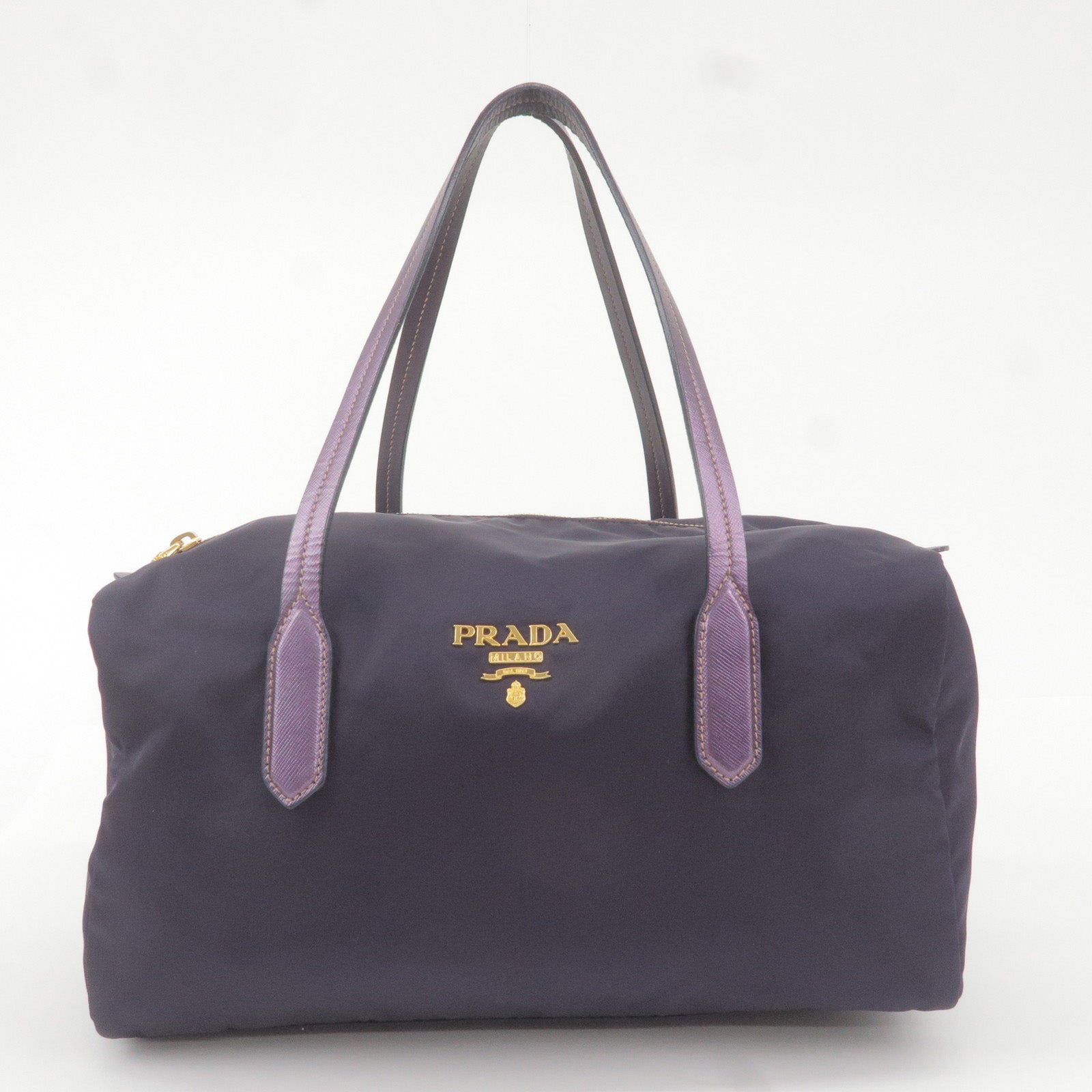 Cloth handbag Prada Purple in Cloth - 29850143