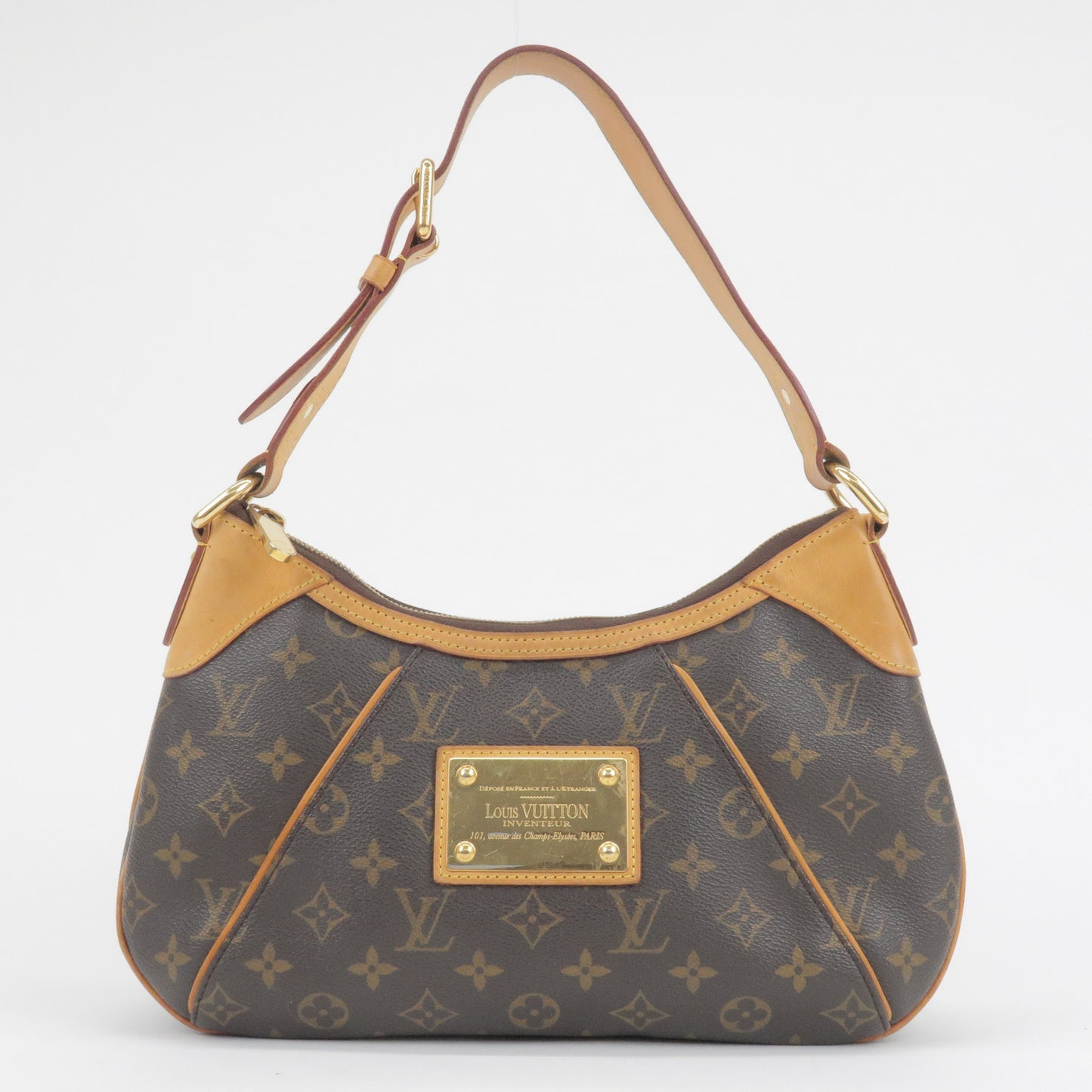 Brown Louis Vuitton Monogram Thames PM Shoulder Bag