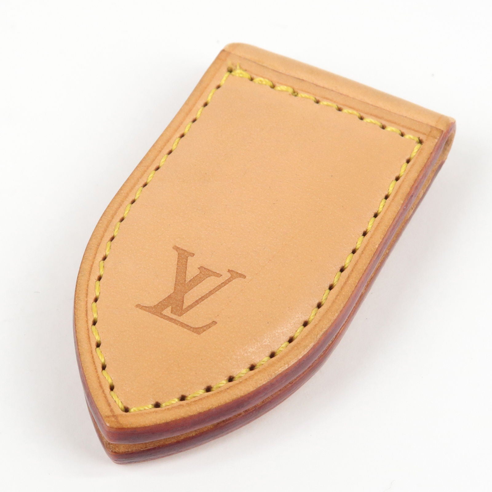 M64692 – dct - ep_vintage luxury Store - Bolsa de viaje Louis Vuitton Alize  en lona Monogram revestida marrón y cuero natural - Beige - Clip - A -  Louis - Billets - Vuitton - Money - Pince