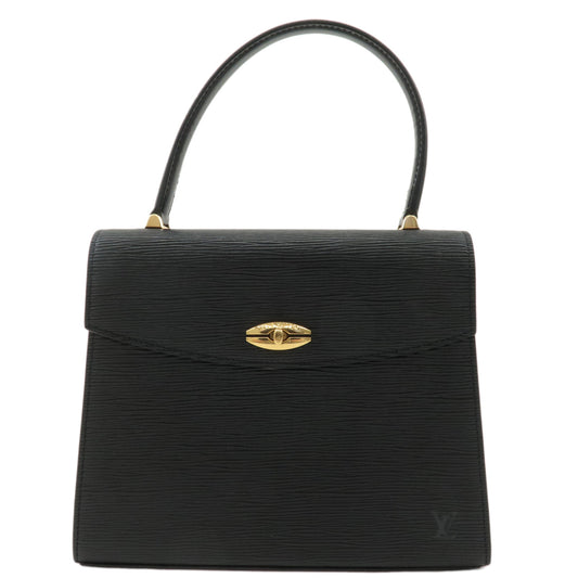 Louis-Vuitton-Epi-Leather-Malesherbes-Hand-Bag-Black-M52372