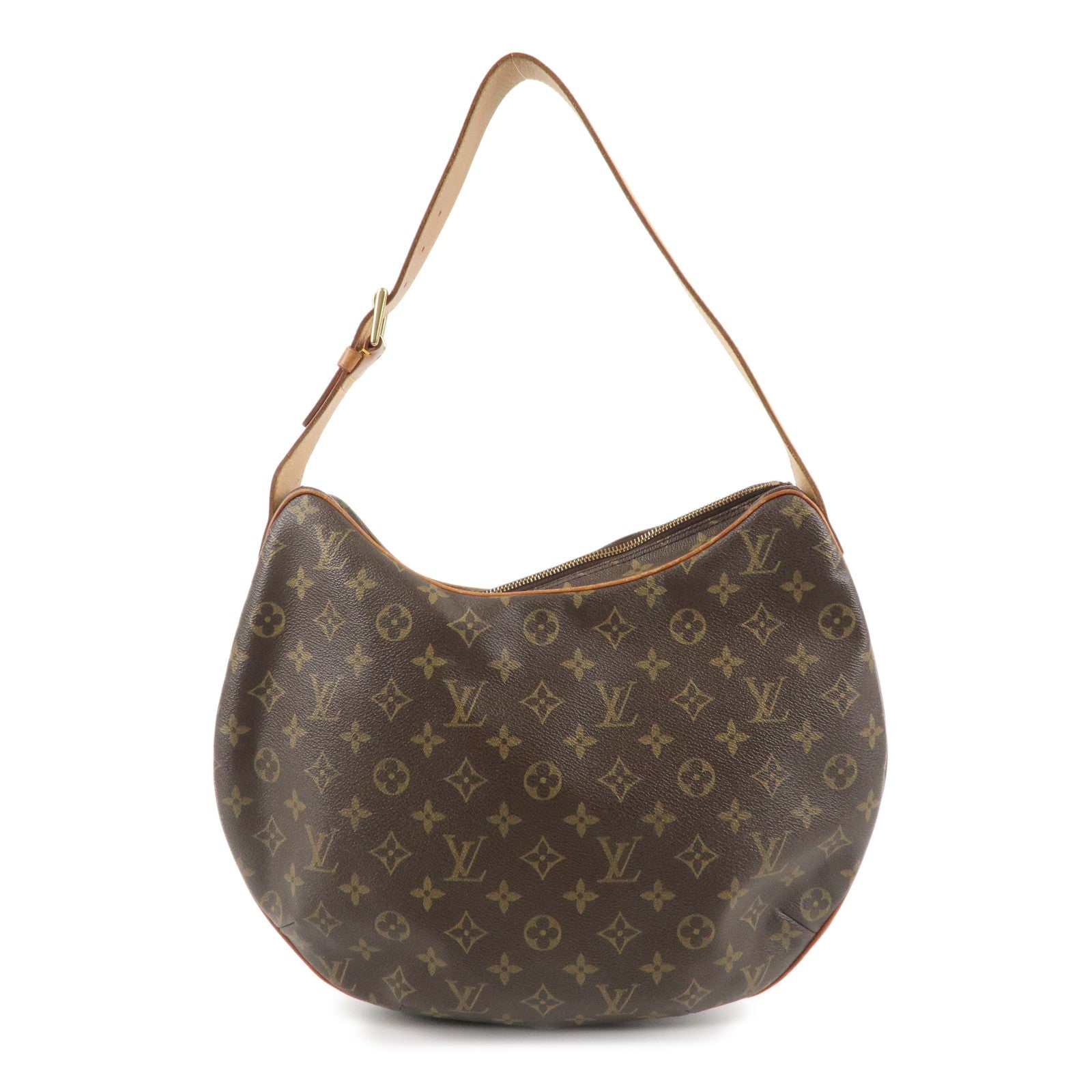 Louis Vuitton Monogram Croissant GM Shoulder Bag Brown M51511