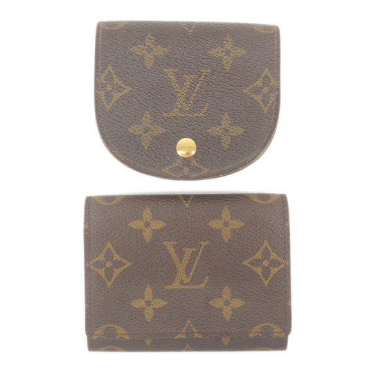 Louis-Vuitton-Set-of-Pochette-Cles-&-Porte-Monnaie-Round-Coin-Case –  dct-ep_vintage luxury Store