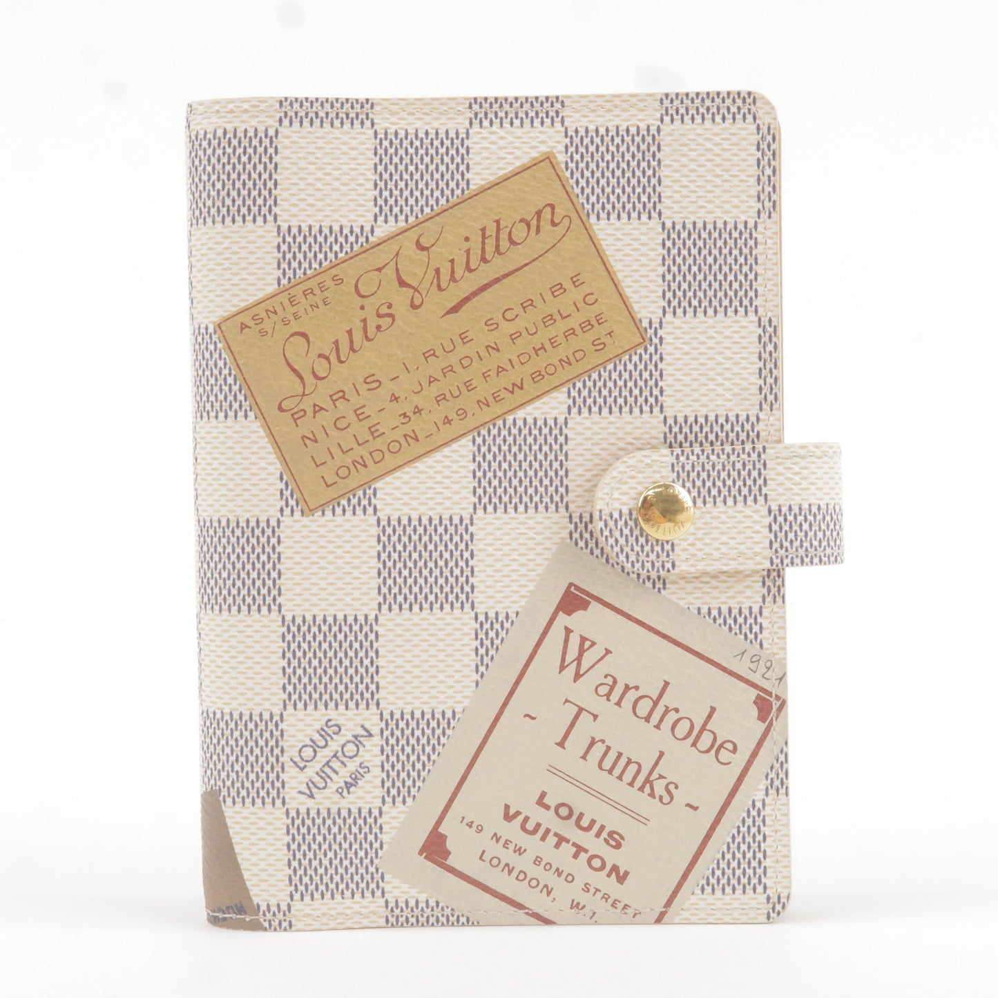 Louis Vuitton Damier Agenda PM Trunk Pattern Notebook Cover w