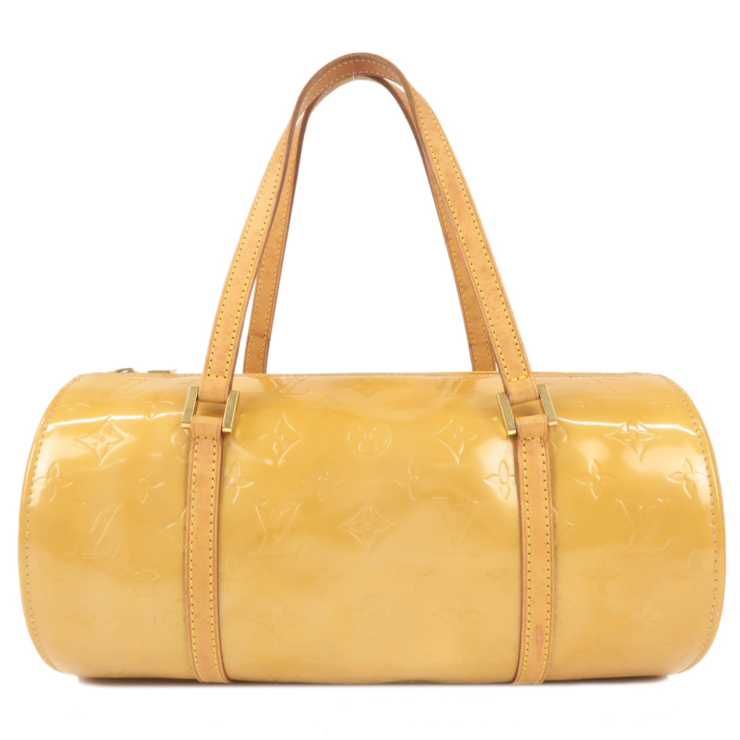 Louis Vuitton Yellow Vernis Bedford Handbag