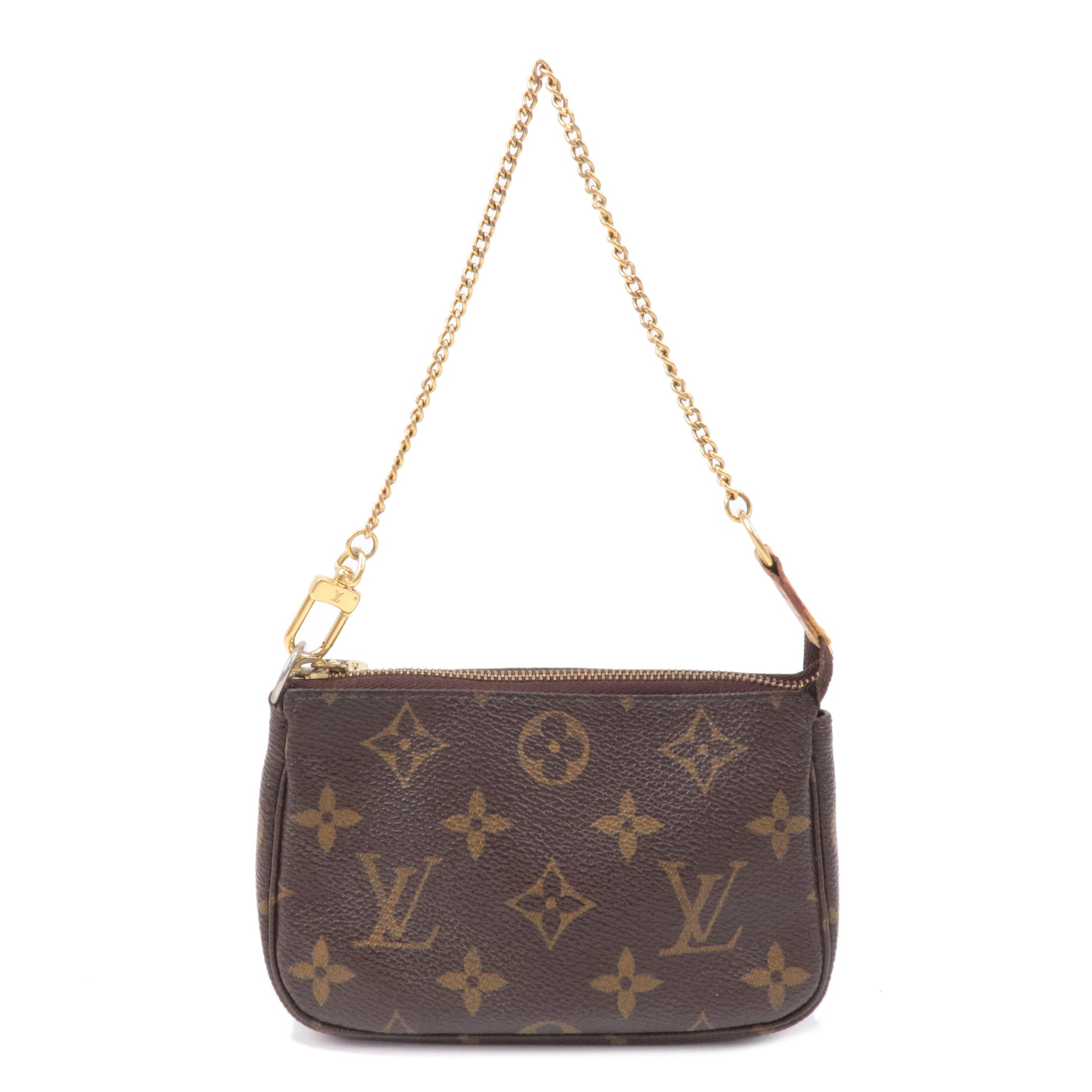 Authentic-Louis-Vuitton-Monogram-Mini-Pochette-Accessoires-Brown-M58009-Used-F/S  – dct-ep_vintage luxury Store