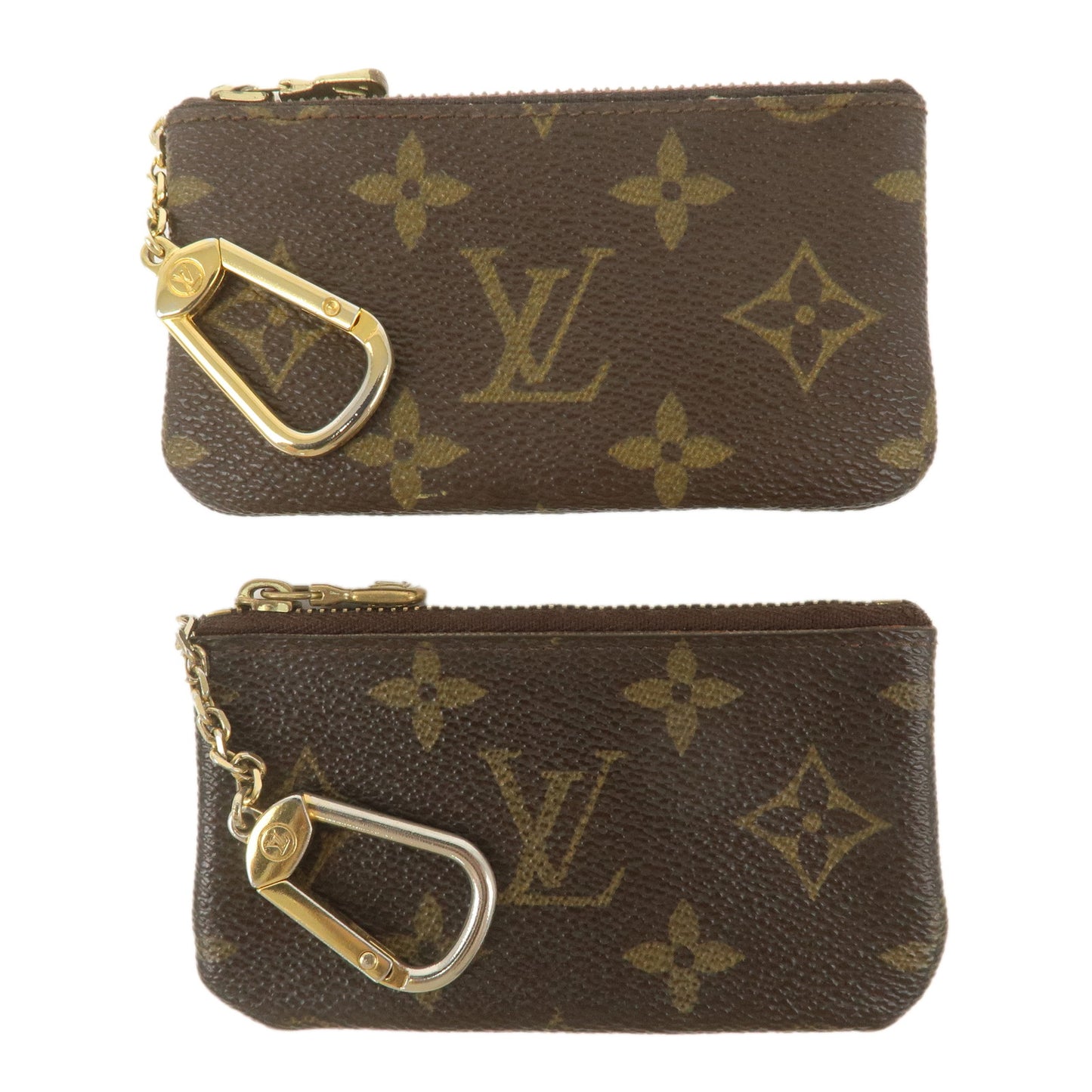 Louis Vuitton Monogram Set of 2 Pochette Cles Coin Case M62650