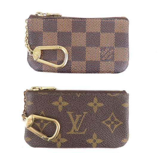 Louis-Vuitton-Set-of-2-Monogram-Damier-Pochette-Cles-Coin-Case-