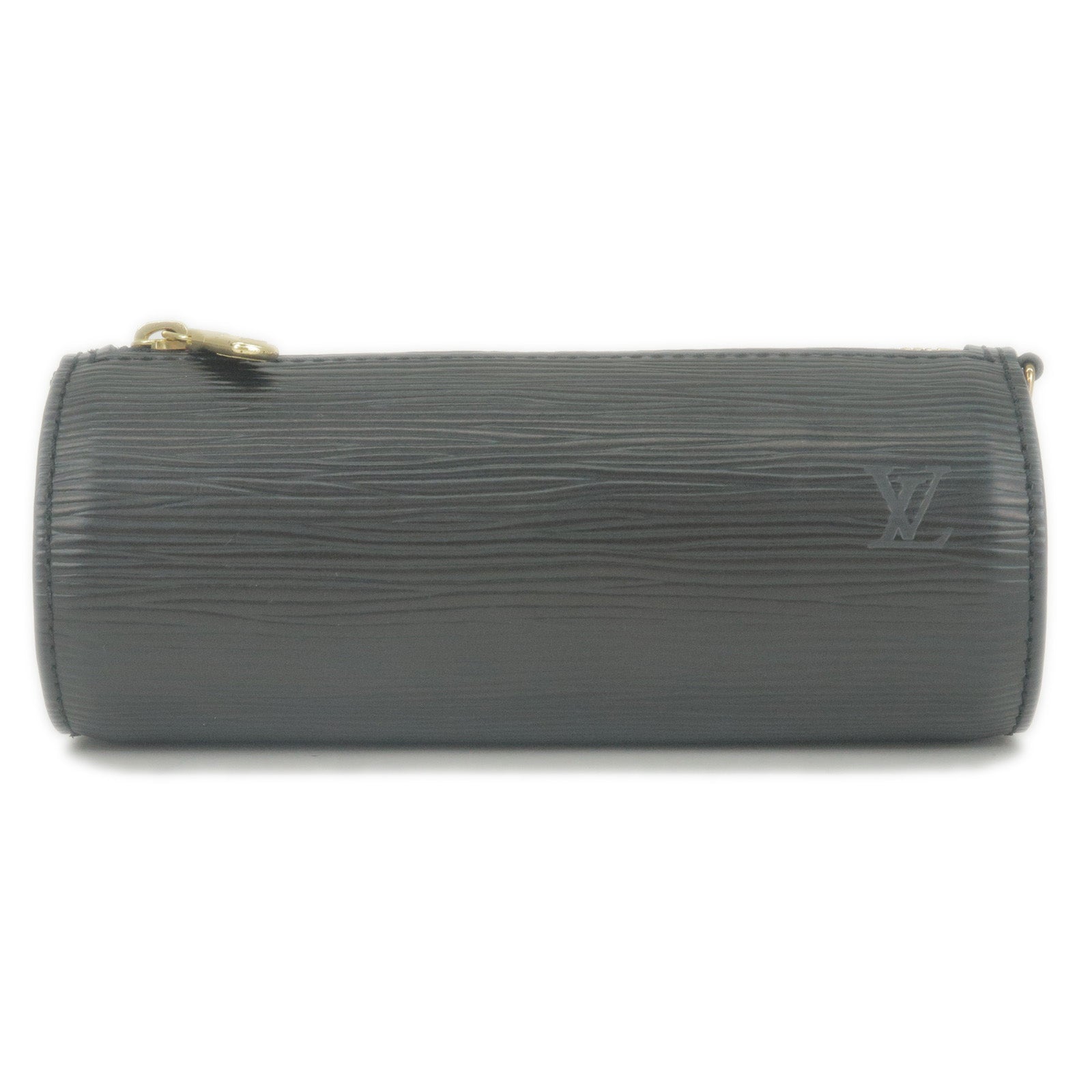 Louis-Vuitton-Epi-Pouch-For-Soufflot-Hand-Bag-Mini-Pouch-Black