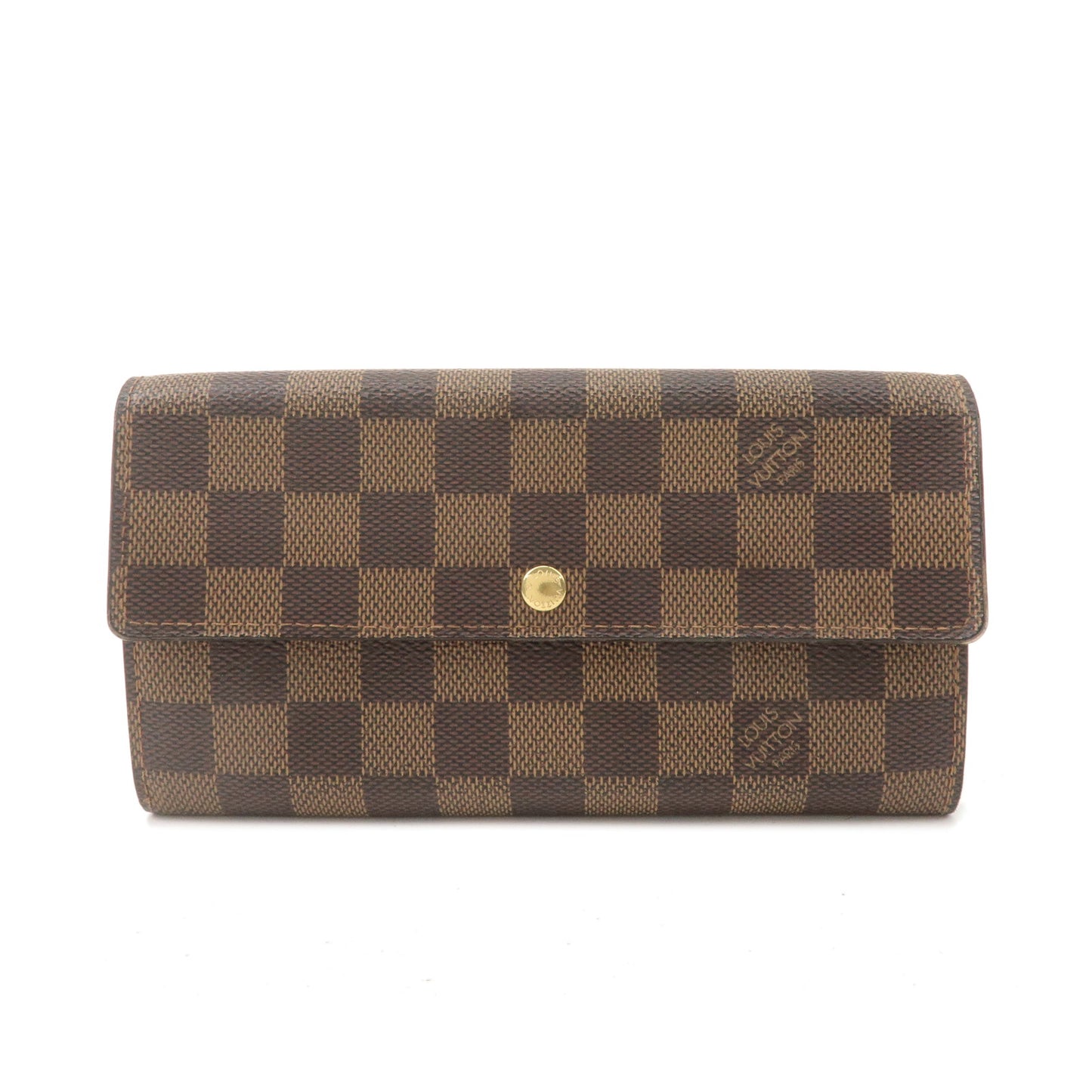 Louis Vuitton Damier Porte Monnaie Credit Long Wallet N61724