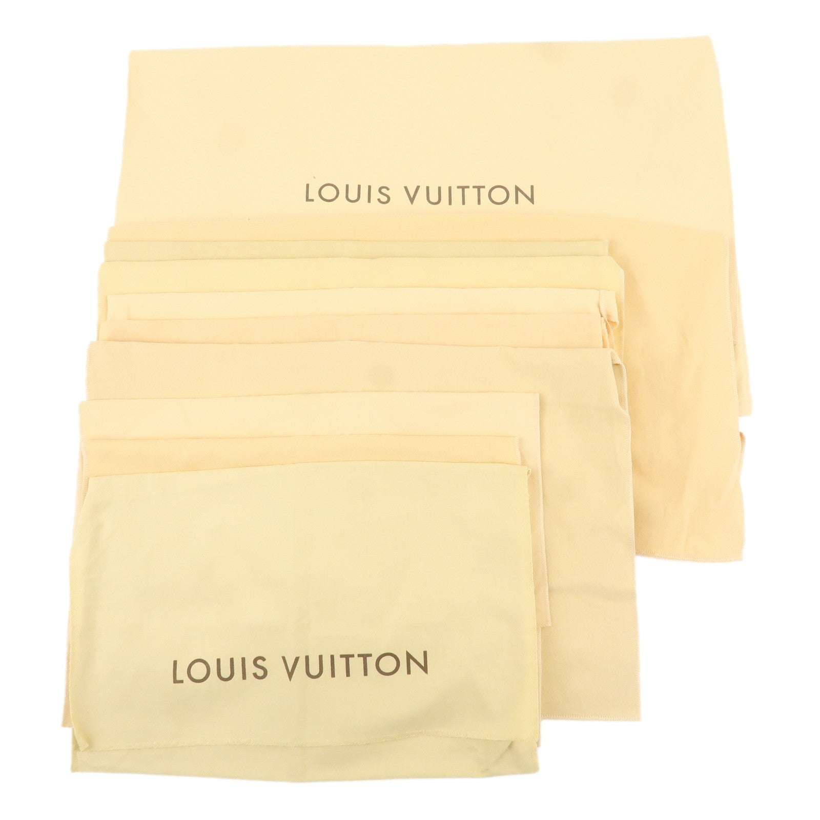 Louis-Vuitton-Set-of-10-Dust-Bag-Flap-Style-Beige