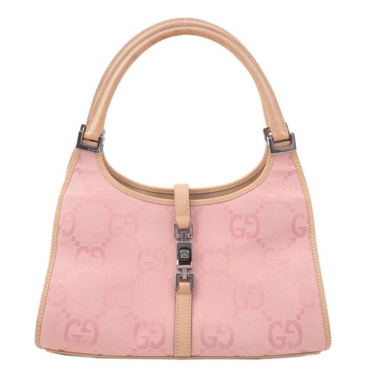GUCCI-Jackie-GG-Canvas-Leather-Hand-Bag-Beige-Pink-002.1068