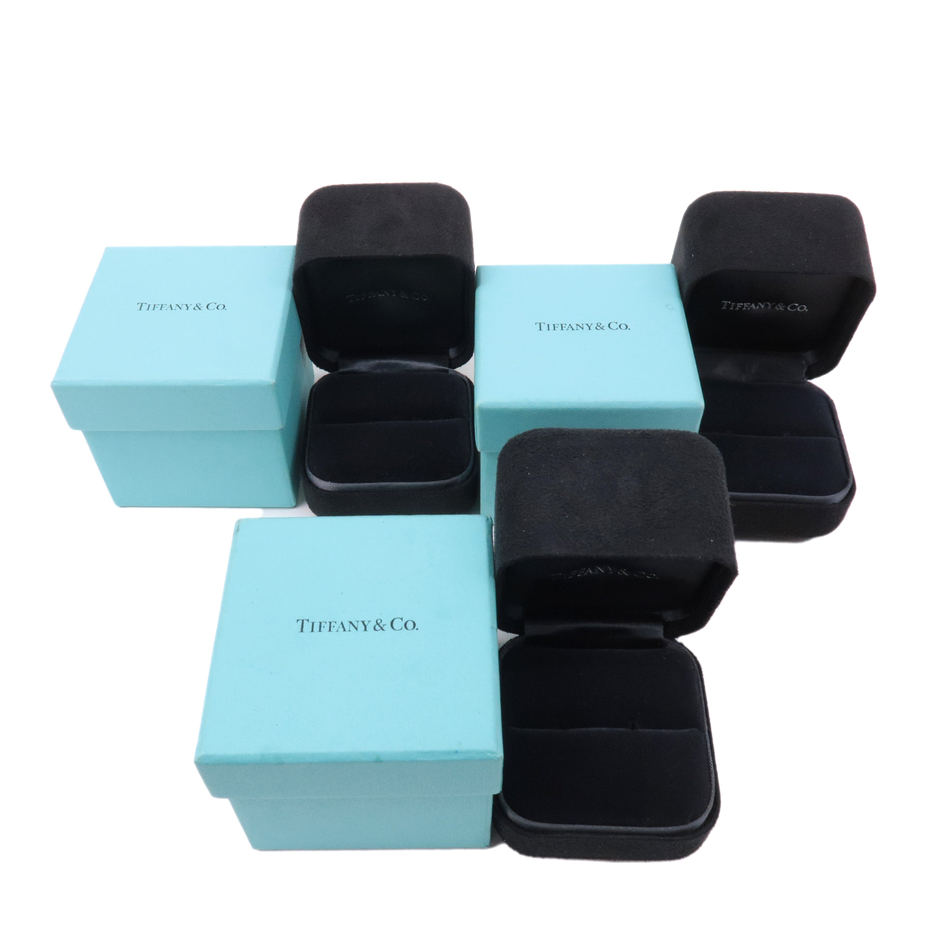 Tiffany&Co. Set of 3 Jewelry Box Ring Box Tiffany Blue