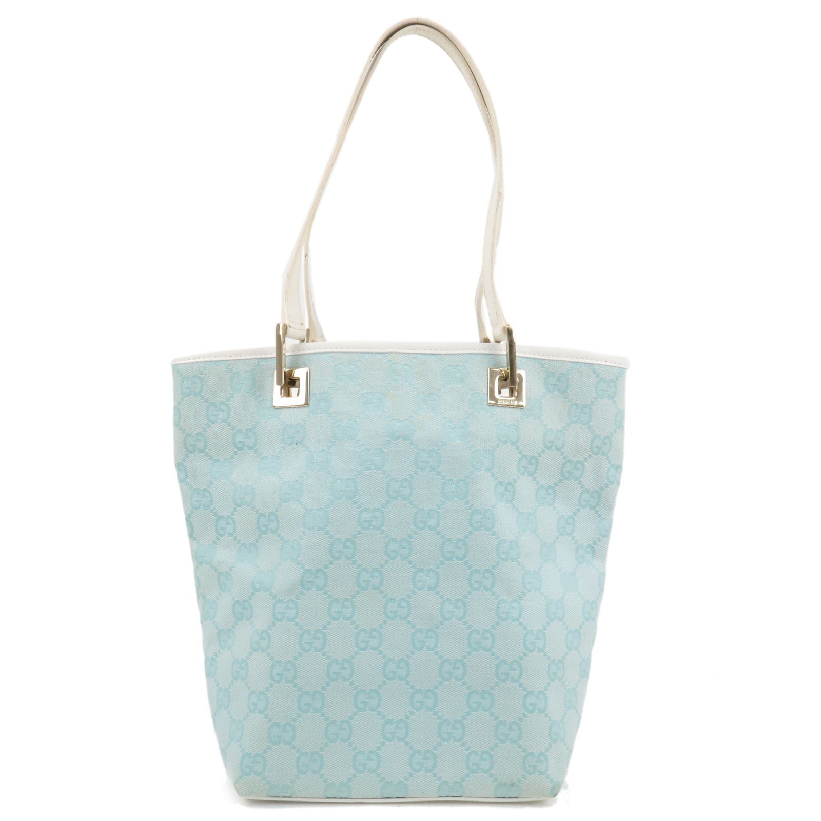 GUCCI-GG-Canvas-Leather-Tote-Bag-Light-Blue-002.1099