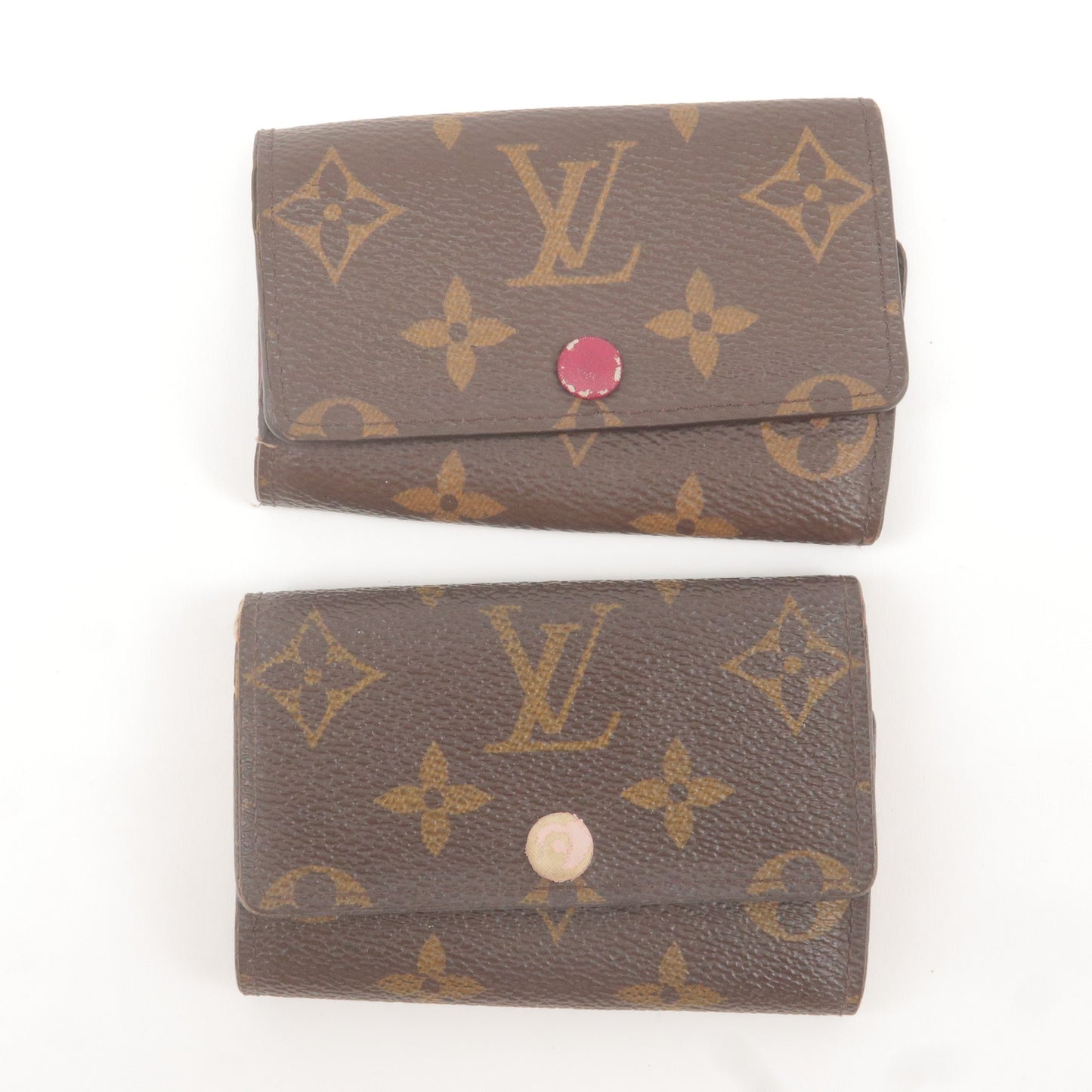 Set of 2 Louis Vuitton Monogram Multicles 6 Key Case M60701 M61285