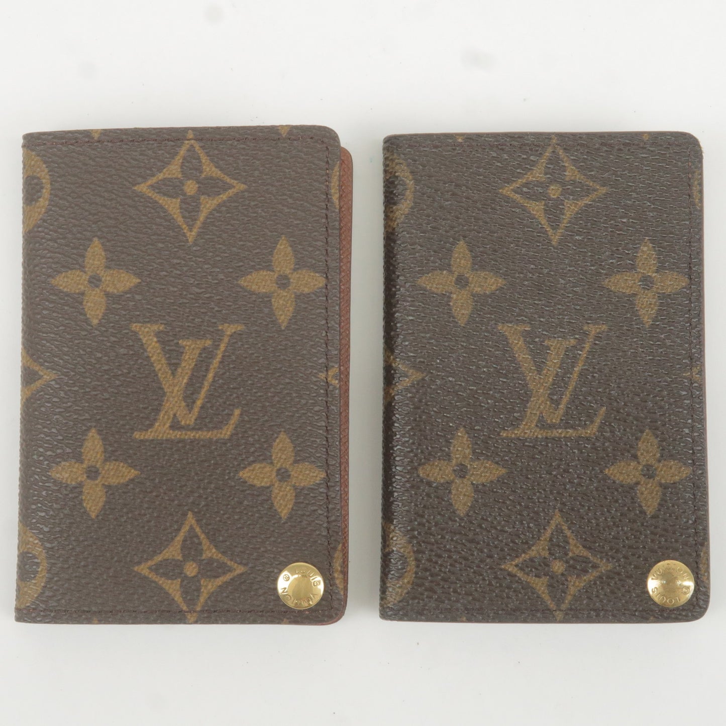Louis Vuitton Monogram Set of2 Porte Cartes Credit Pression M60937