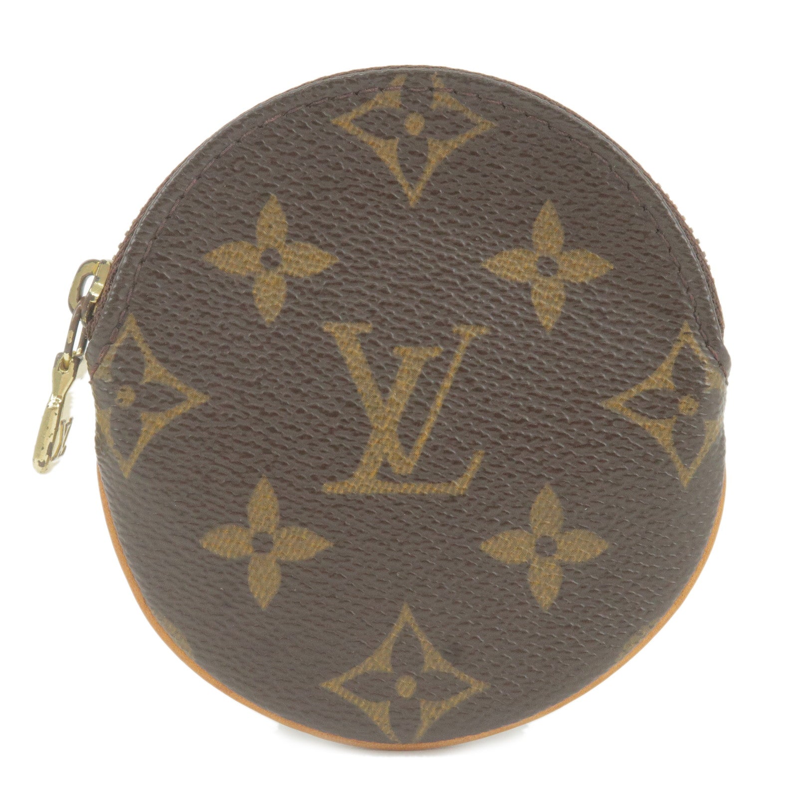 Louis Vuitton M61926 Monogram Porte Monnaie Rond Coin Purse Round Coin Case  Used