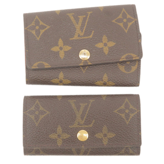 Louis-Vuitton-Set-of-2-Monogram-Multicles-Key-Case-M62631-M62630