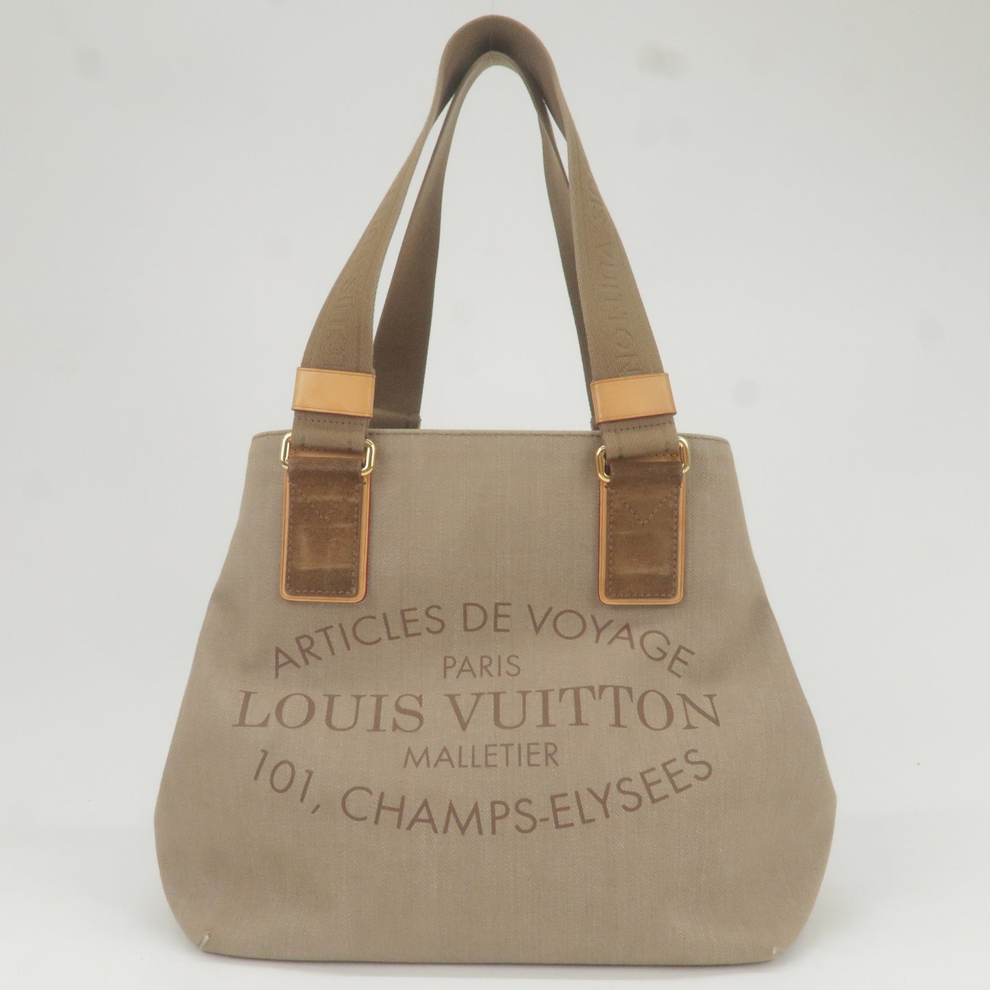 Louis Vuitton, Bags, Louis Vuitton Monogram Vinyl Cabas Amble Pm Tote Bag  Brown Lv Auth 3894