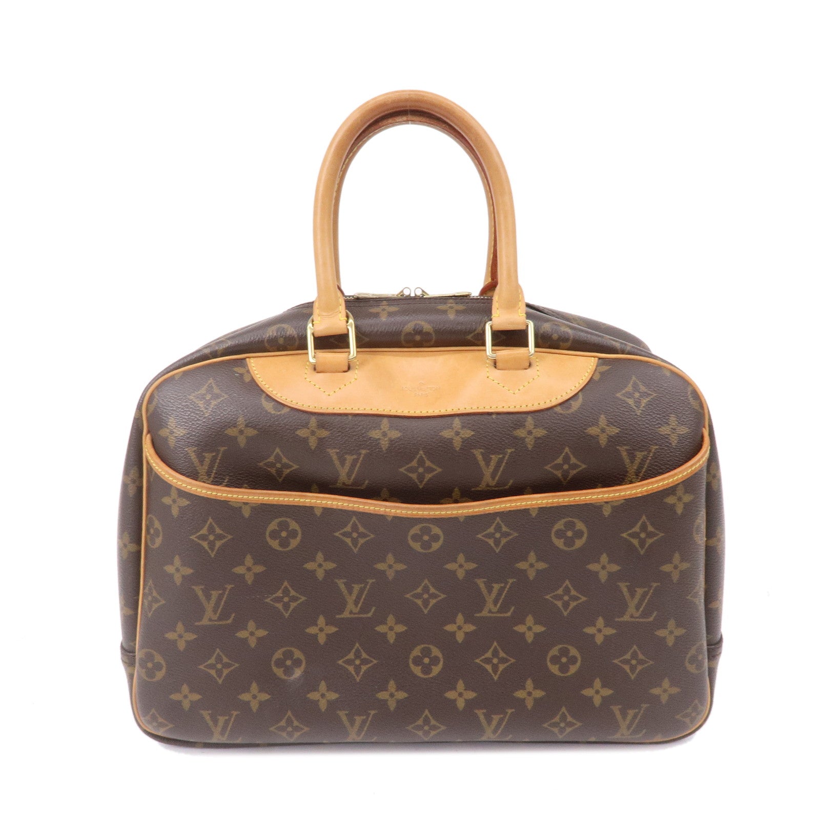 Louis Vuitton Deauville Handbag Damier Brown