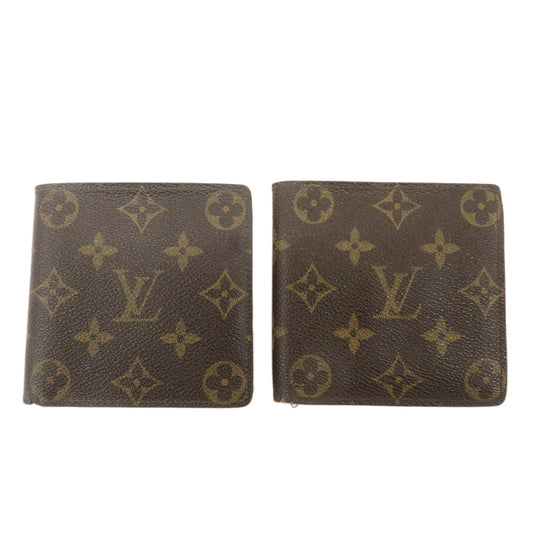 Louis-Vuitton-Monogram-Set-of-2-Portefeuille-Marco-Wallet-M61675
