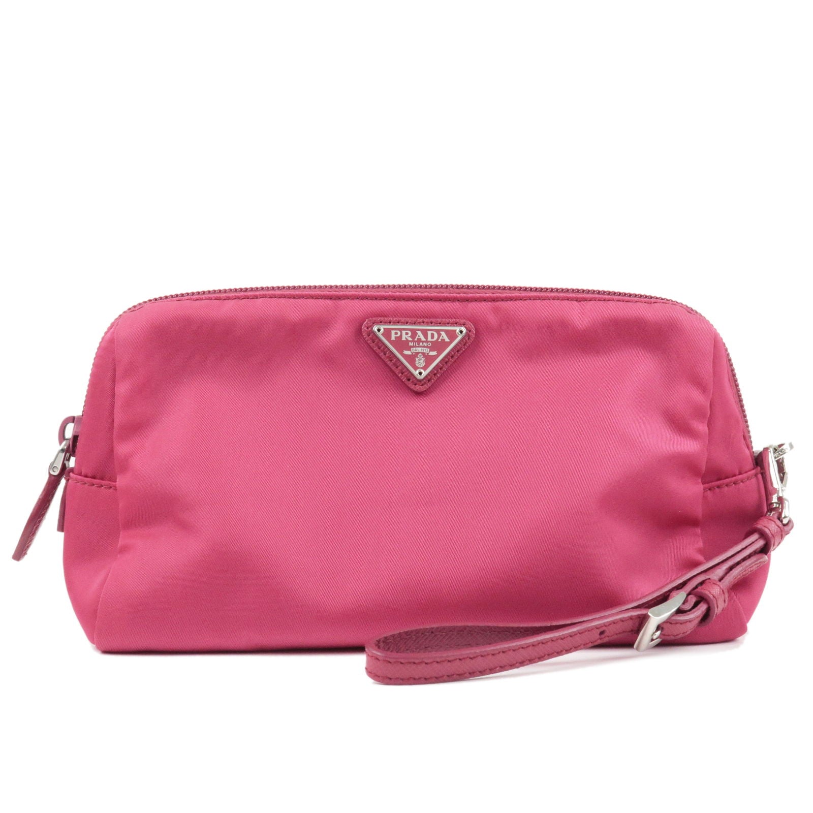 Prada | Bags | Prada Womens Pink Suede Twin Pocket Shoulder Tote Bag |  Poshmark