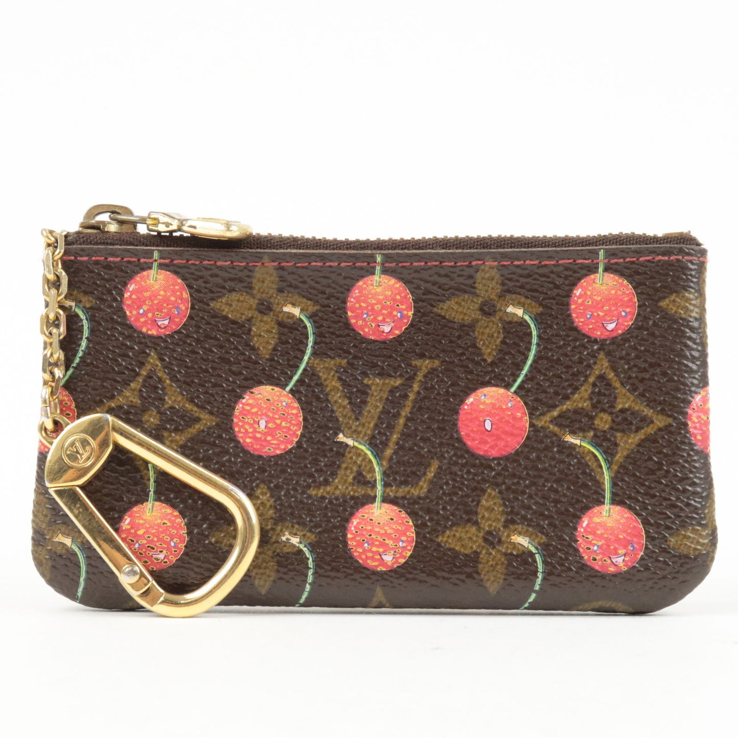 Louis Vuitton Monogram Cherry Pochette Cles Coin Case M95042