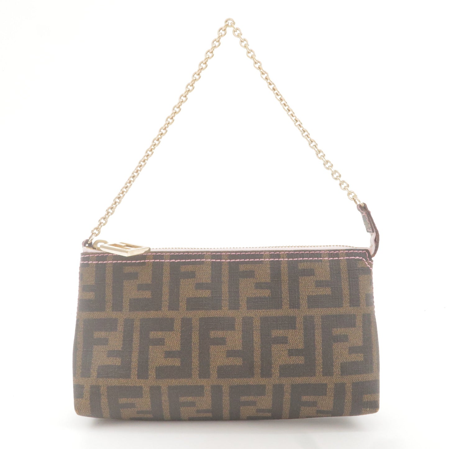 FENDI-Zucca-Print-PVC-Leather-Pouch-Hand-Bag-Brown-8BR592 – dct-ep_vintage  luxury Store
