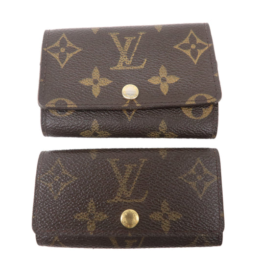 Louis-Vuitton-Monogram-Set-of-2-Multicles-Key-Case-M62631-M62630