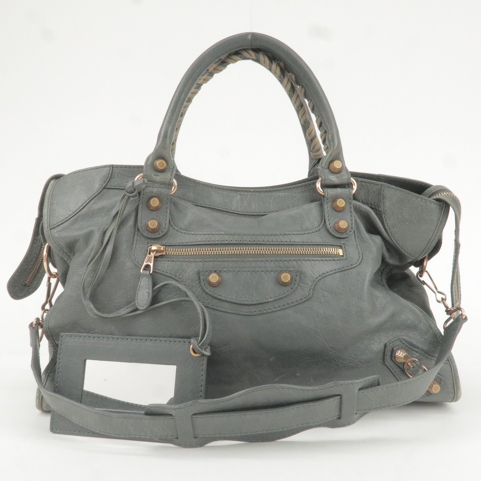 City - 2Way - Gray - Hand - BALENCIAGA - 281770 – dct - Scott Bag