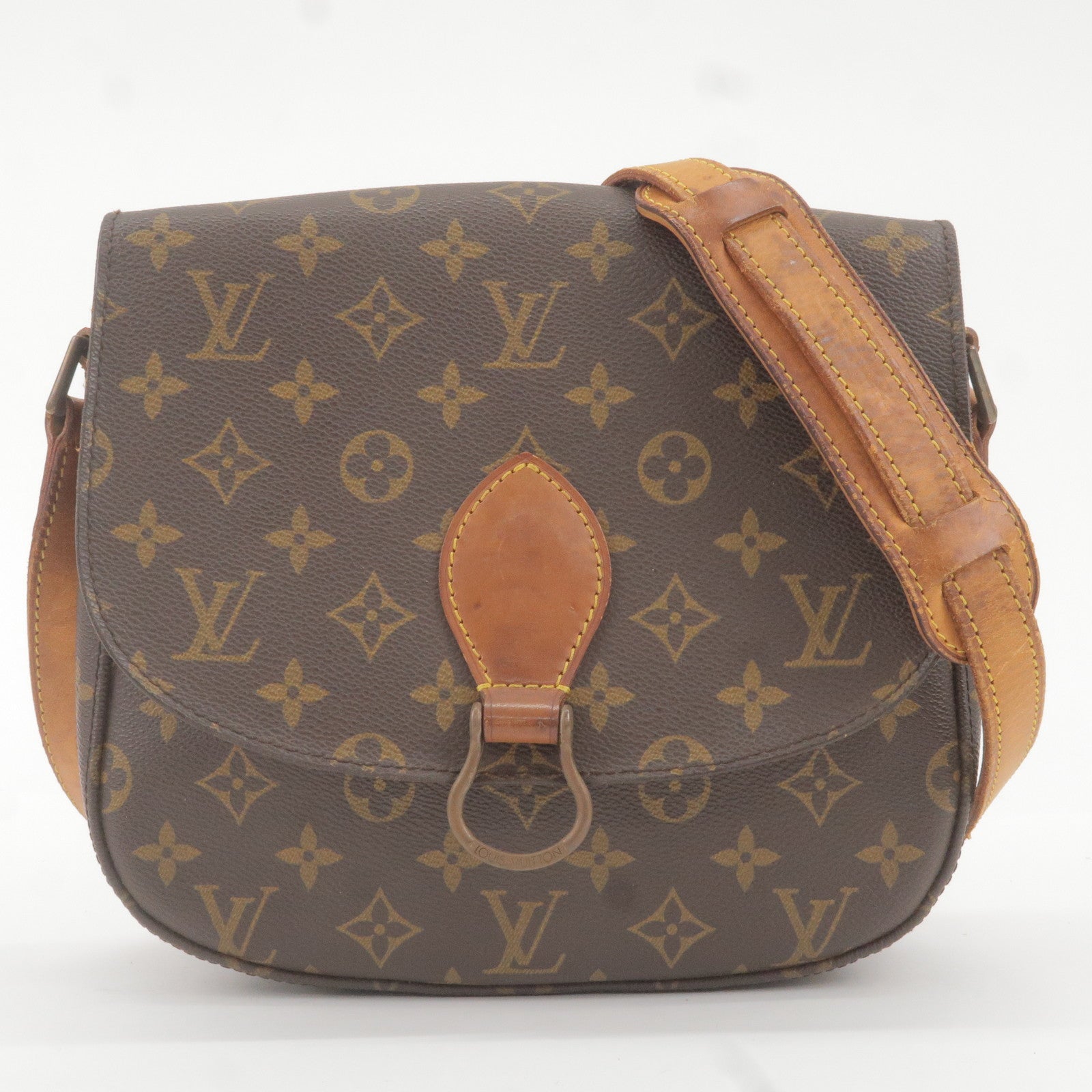 Louis Vuitton Monogram Saint Cloud GM Shoulder Cross Body Bag M51242