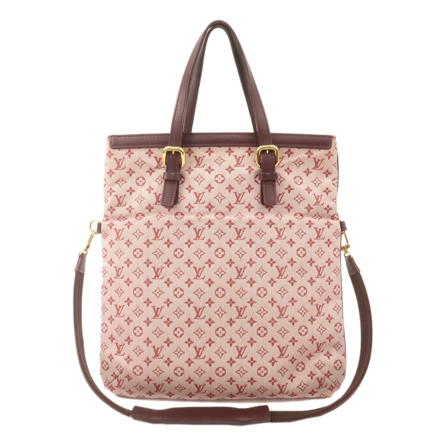 Louis Vuitton Louis Vuitton Francoise Red Mini Monogram Canvas Cerise